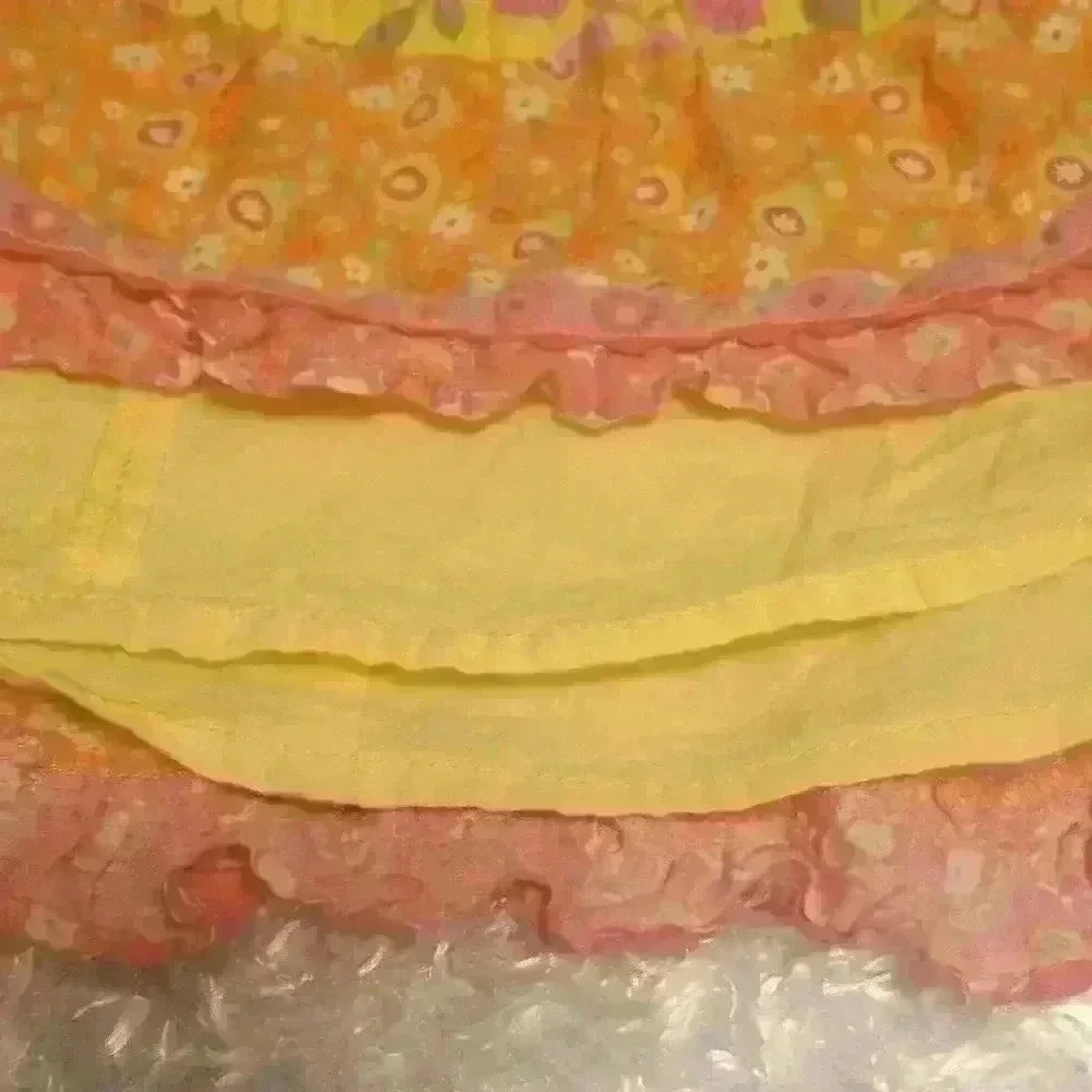 Pumpkin Patch Skirt Girl Size 7 Ditzy Floral Boho Spring Easter